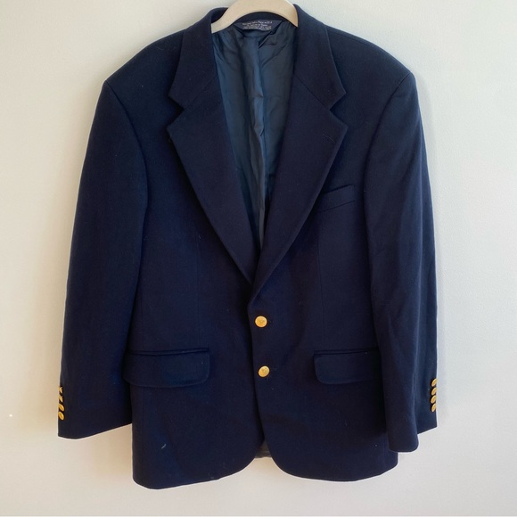Lands End Crotti Cashmere Men’s Blazer Sport Coat‎ - Picture 5 of 7